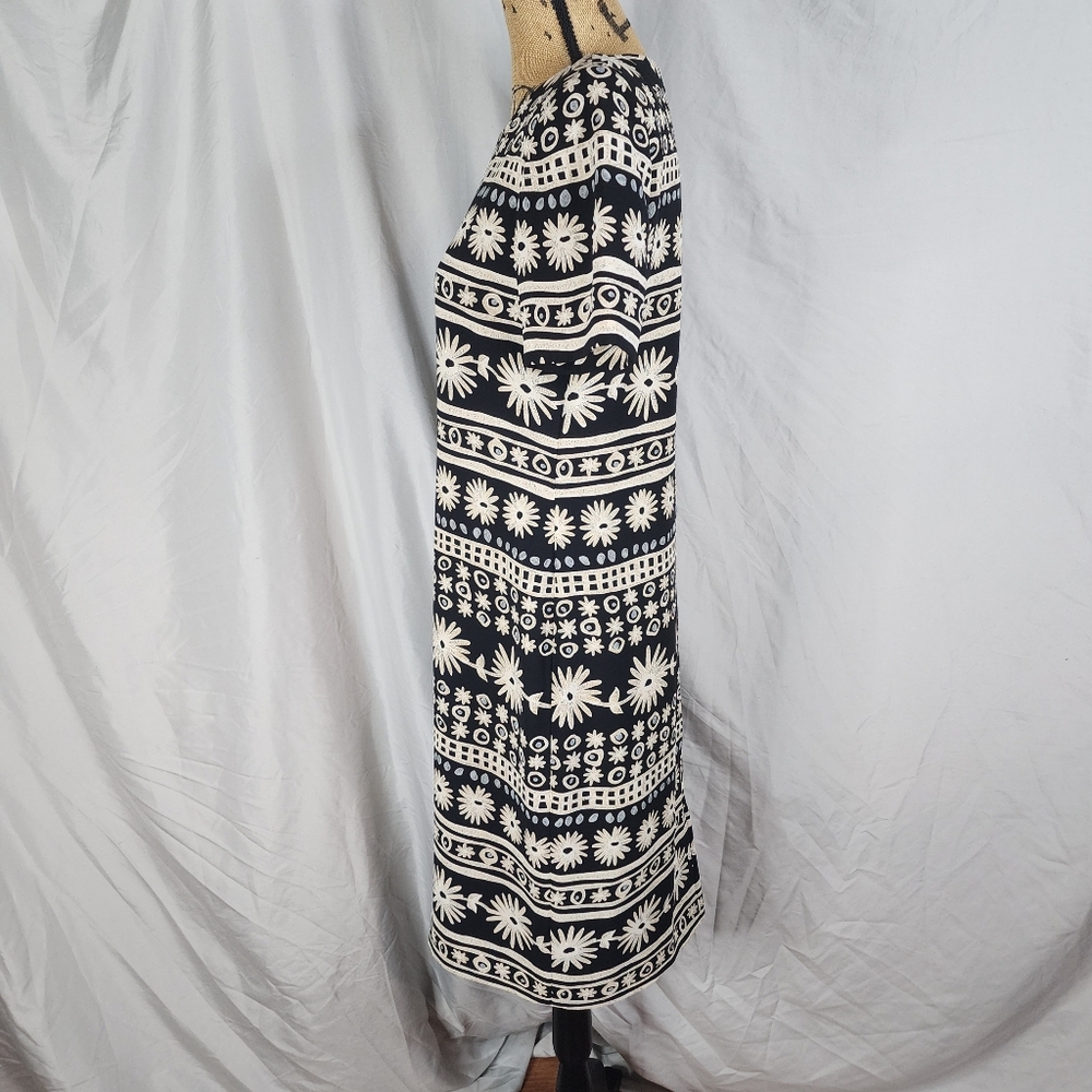 Vtg 90s LIZ CLAIBORNE Size 8 Floral Power Dressing Short Sleeve Sheath Dress EUC - Picture 5 of 10